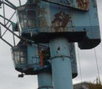 Salford Quays Cranes Demolition